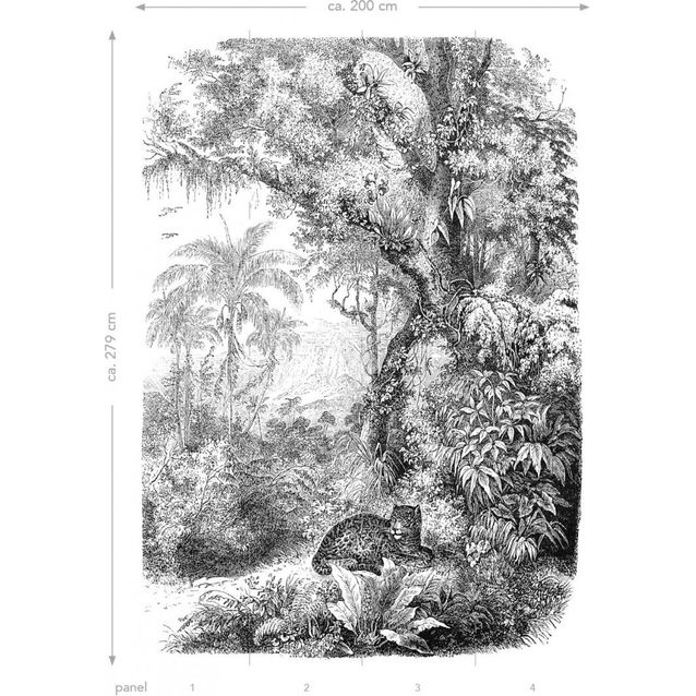 Kuvatapetti Esta Paradise XL Leopard in Jungle 2x2,79m