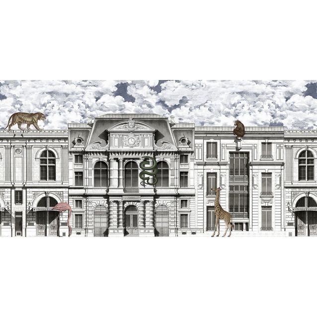 Kuvatapetti Rebel Walls Animal Avenue Colorful, non-woven, mittatilaus