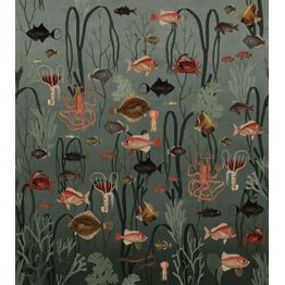 Kuvatapetti Rebel Walls Aquatic Life Oxygen non-woven mittatilaus