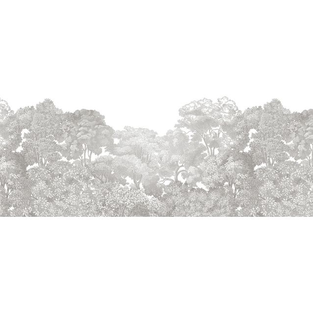 Kuvatapetti Rebel Walls Bellewood Grey Toile, non-woven, mittatilaus