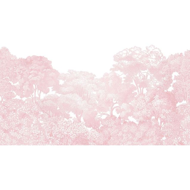 Kuvatapetti Rebel Walls Bellewood Pink, non-woven, mittatilaus