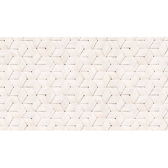 Kuvatapetti Rebel Walls Birch Bark Braids White, non-woven, mittatilaus