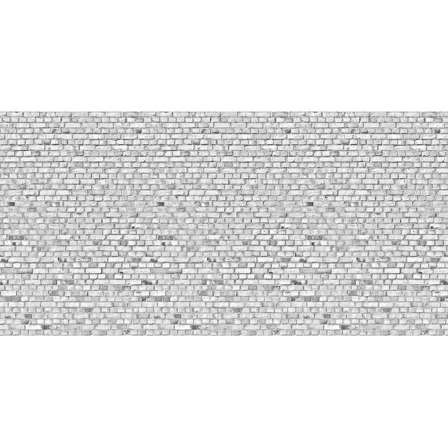 Kuvatapetti Rebel Walls Brick Wall White, tiiliseinä, non-woven, mittatilaus