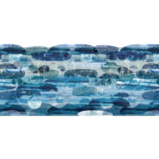 Lastenhuoneen tapetti Rebel Walls Caterpillar Dreams, non-woven, mittatilaus