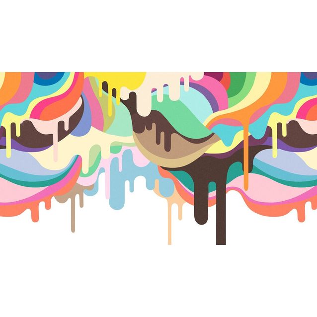 Kuvatapetti Rebel Walls Dripping Ice Cream, non-woven, mittatilaus