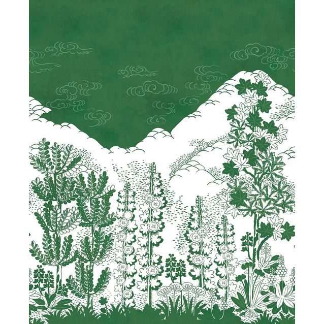 Kuvatapetti Rebel Walls Eden Green, non-woven, mittatilaus