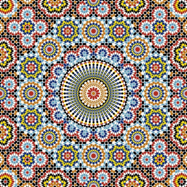 Kuvatapetti Rebel Walls Geometric Pattern, non-woven, mittatilaus