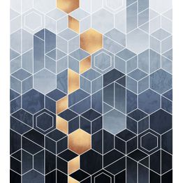 Kuvatapetti Rebel Walls Gradient Geometry non-woven mittatilaus