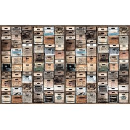 Kuvatapetti Rebel Walls Industriel Urban Farm L.A. Vintage non-woven mittatilaus