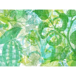 Kuvatapetti Rebel Walls Jelly Belly Plants Green non-woven mittatilaus