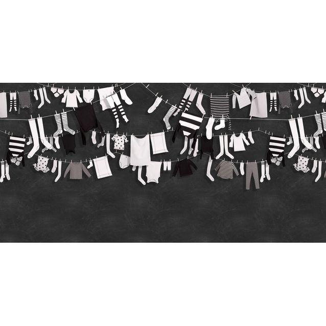 Lastenhuoneen tapetti Rebel Walls Laundry Day, non-woven, mittatilaus