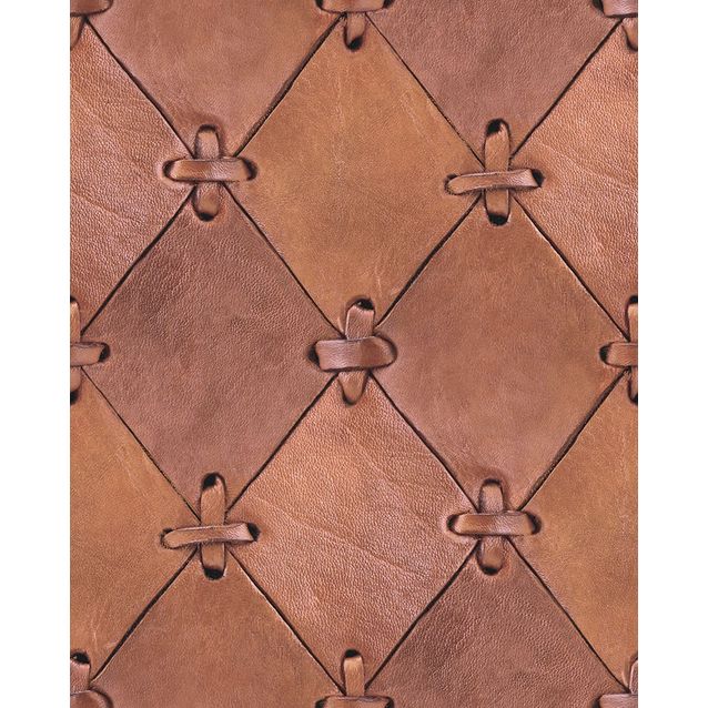 Kuvatapetti Rebel Walls Leather Rhombs, non-woven, mittatilaus