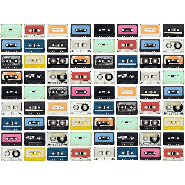Kuvatapetti Rebel Walls Mixed Tape, non-woven, mittatilaus