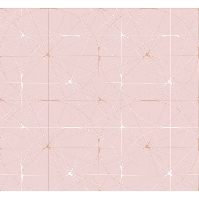 Kuvatapetti Rebel Walls Perfect Fit Powder Pink, non-woven, mittatilaus