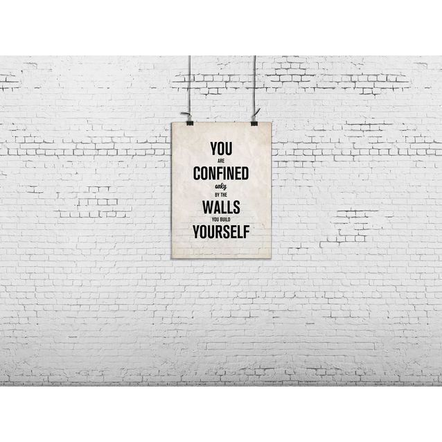 Kuvatapetti Rebel Walls Poster Brick Wall, tiiliseinä, non-woven, mittatilaus