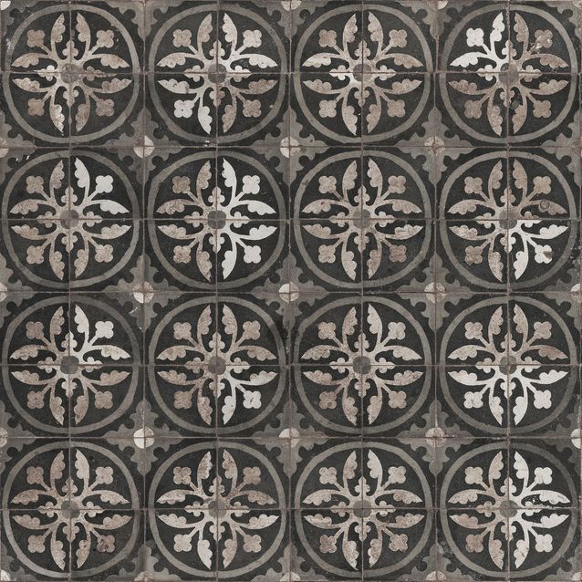 Kuvatapetti Rebel Walls Ravenna Charcoal, non-woven, mittatilaus