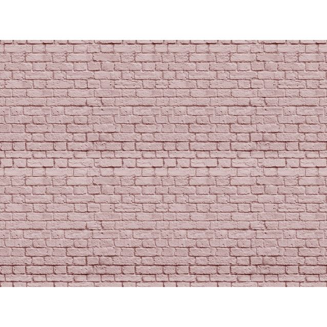 Kuvatapetti Rebel Walls Soft Bricks, Pink, tiiliseinä, non-woven, mittatilaus