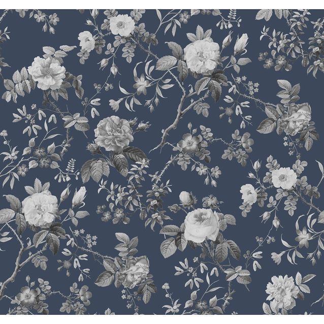 Kuvatapetti Rebel Walls Thorn Rose Evening, non-woven, mittatilaus