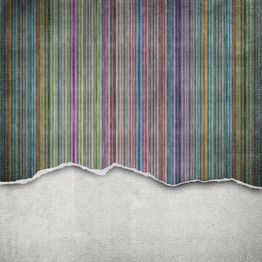 Kuvatapetti Rebel Walls Worn Wall Multi Stripe non-woven mittatilaus
