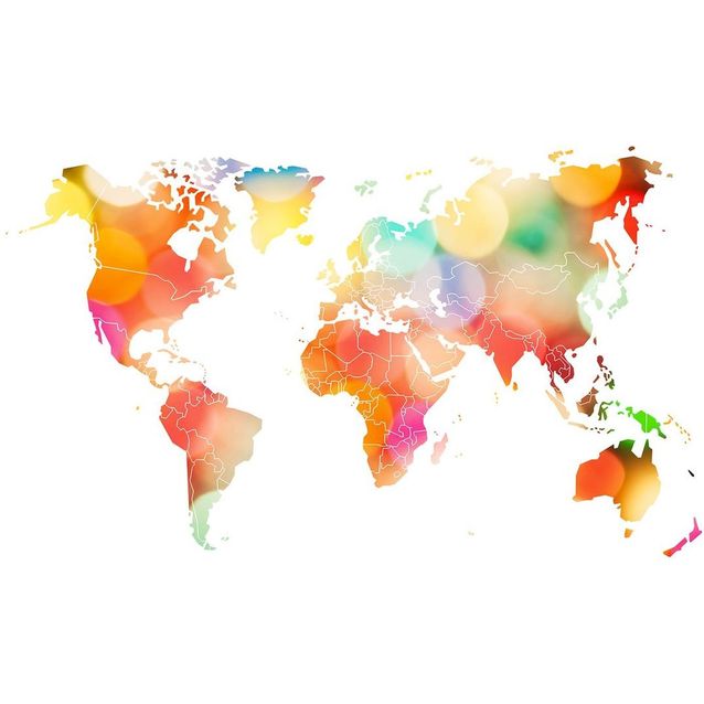 Kuvatapetti Rebel Walls Your Own World Confetti, non-woven, mittatilaus