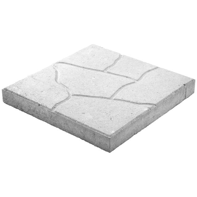 Kuviolaatta 400x400x50 mm harmaa