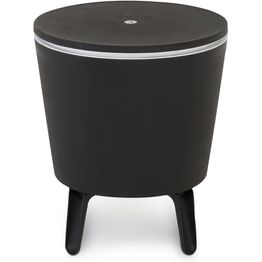 Kylmälaukku/pöytä Cool Bar, musta, valkoinen sisusta