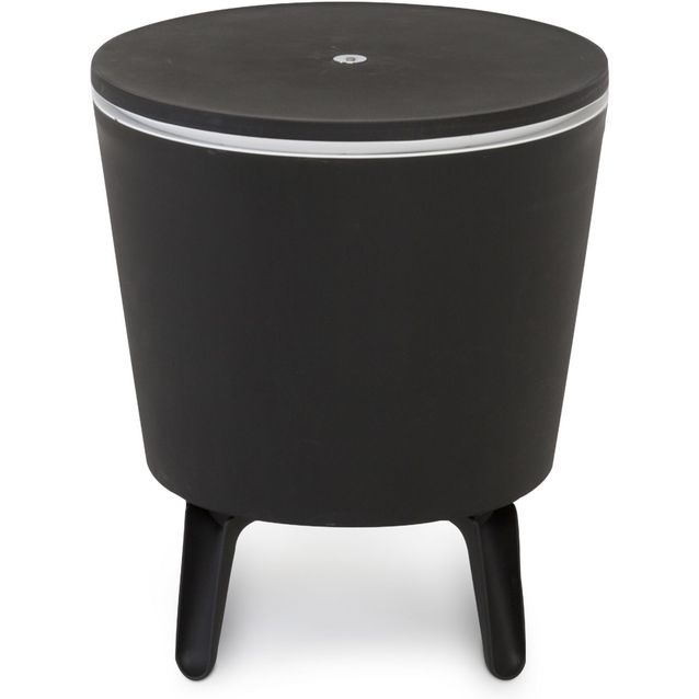 Kylmälaukku/pöytä Cool Bar, musta, valkoinen sisusta