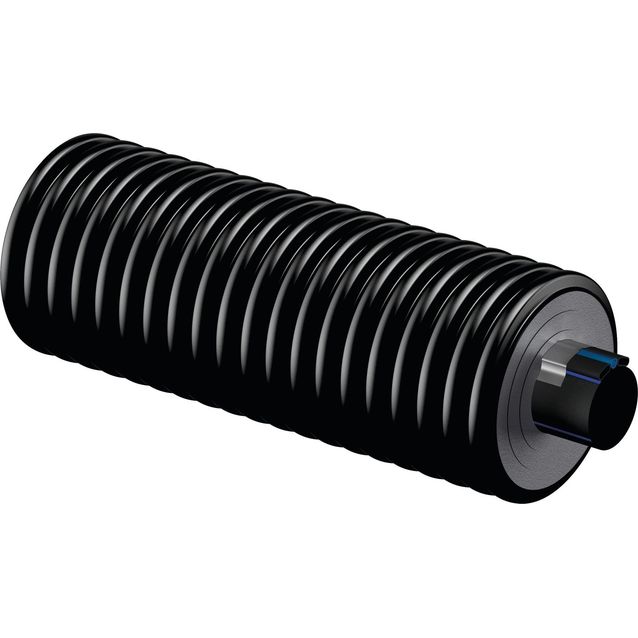 Kylmävesiputki Uponor Ecoflex Supra PLUS, kaksi kaapelia, 75x6.8/175mm, 2x10W/m