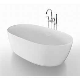 Kylpyamme Bathlife Ideal Oval 1600 mm valkoinen