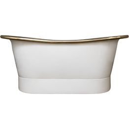 Kylpyamme GemLook Thaleia 270 l 170x70x72 cm kupari valkoinen