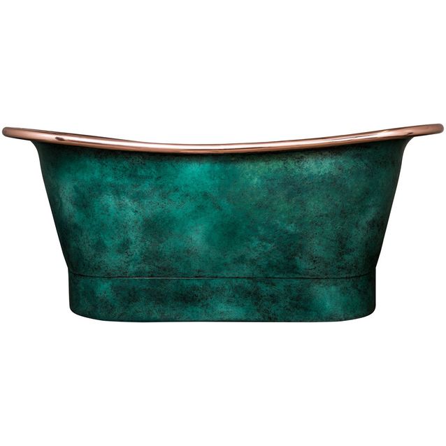 Kylpyamme GemLook Venus 270 l 170x70x72 cm kupari vihreä