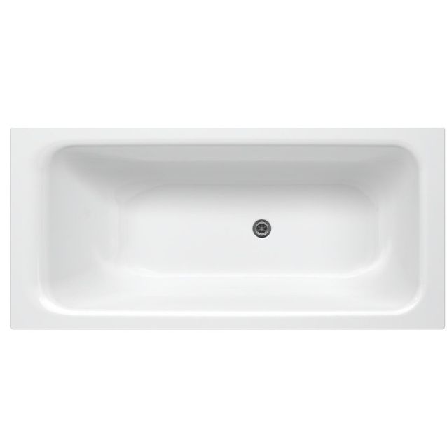 Kylpyamme Gustavsberg, 1500 x 700 mm, ilman kehikkoa, glazeplus-pinta, kaksi kädensijaa, valkoinen