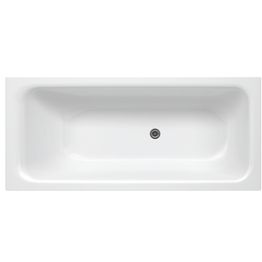 Kylpyamme Gustavsberg, 1574 x 700 mm, ilman kehikkoa, glazeplus-pinta, kaksi kädensijaa, valkoinen