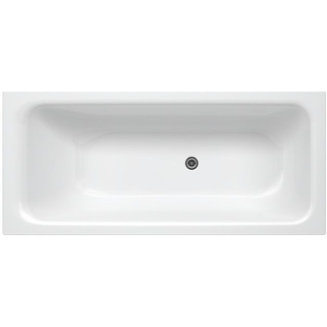 Kylpyamme Gustavsberg, 1574 x 700 mm, ilman kehikkoa, liukuestekäsittely, kaksi kädensijaa, valkoinen