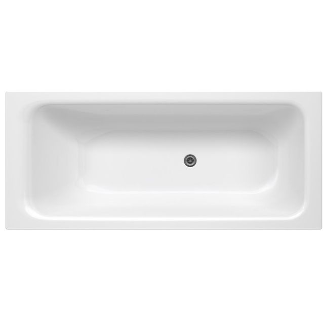 Kylpyamme Gustavsberg, 1600 x 700 mm, Kombi 1604, ilman kehikkoa, glazeplus-pinta, valkoinen