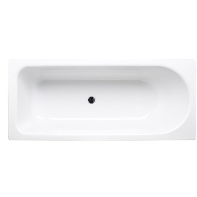 Kylpyamme Gustavsberg, 1600 x 700 mm, Kombi 1607, ilman kehikkoa, vakiopinta, aukot kahdelle kädensijalle, valkoinen