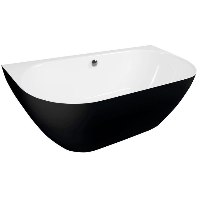 Kylpyamme Interia Pagoda 351 l 1700x850x580 mm musta/valkoinen