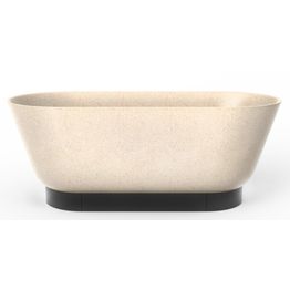 Kylpyamme Woodio Flow Polar 1600x700 mm valkoinen