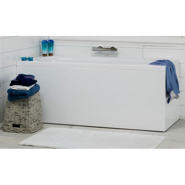 Kylpyamme Noro Cubic 160 1600x700x630 mm oikea akryyli valkoinen