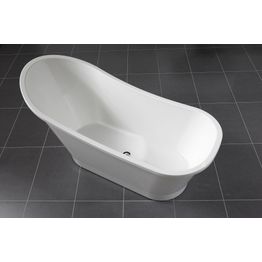 Kylpyamme Noro Seaside 1590x730x560/799 mm valumarmori valkoinen