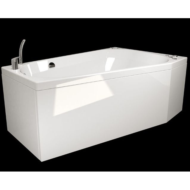 Poreamme Westerbergs Motion 160L Comfort 2.0 akryyli valkoinen vasen