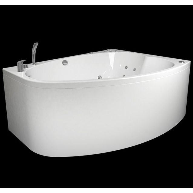 Poreamme Westerbergs Norden 160L Duo Superior Soft 2.0 akryyli valkoinen vasen