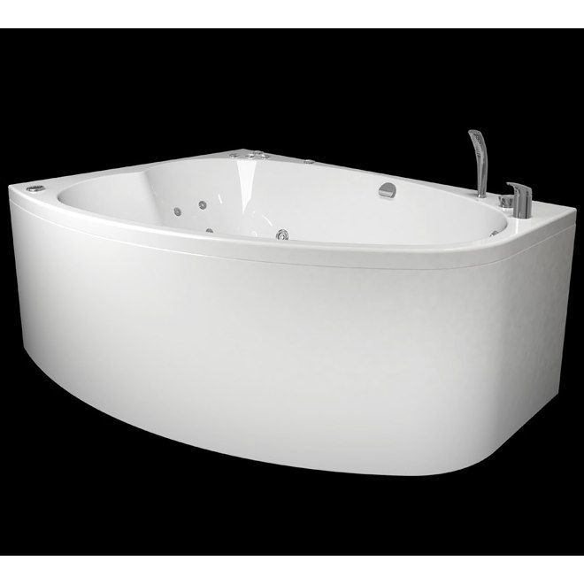 Poreamme Westerbergs Norden 160R Duo Superior Soft 2.0 akryyli valkoinen oikea