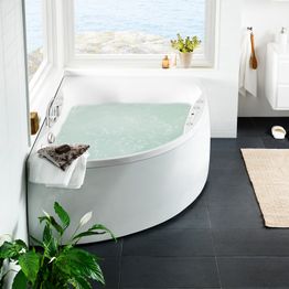 Poreamme Westerbergs Ocean 170L Duo Executive 2.0 akryyli valkoinen vasen