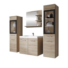 Kylpyhuoneen kalusteryhmä MADRIT I pesualtaalla, eri värivaihtoehtoja