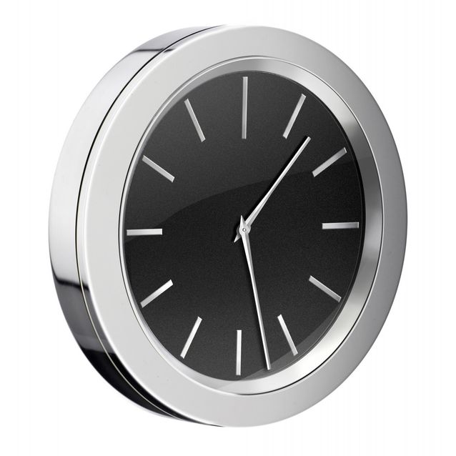 Kello Smedbo Time kylpyhuoneeseen musta taustalevy