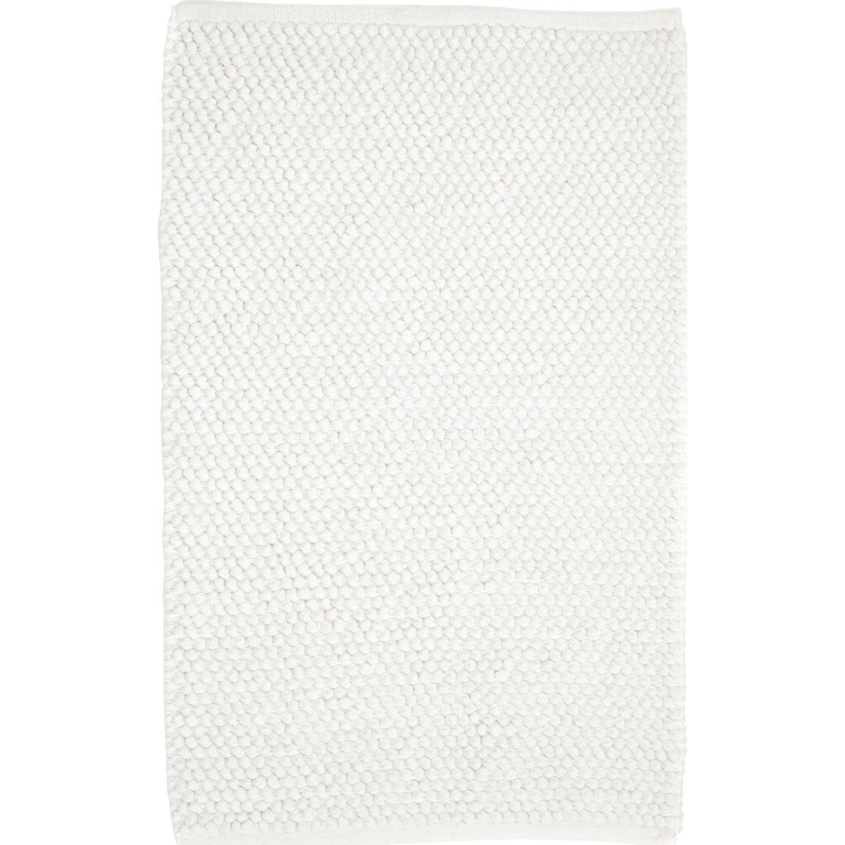 Kylpyhuoneen matto Olivia 50x80cm valkoinen