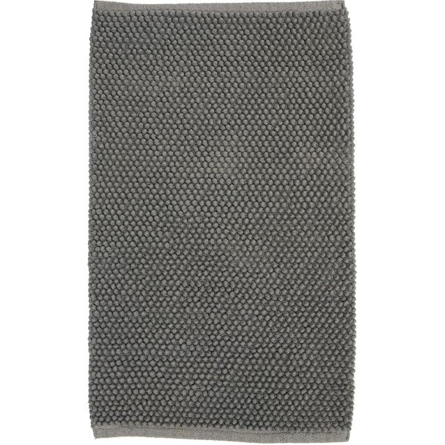 Kylpyhuoneen matto Olivia 70x110cm tummanharmaa