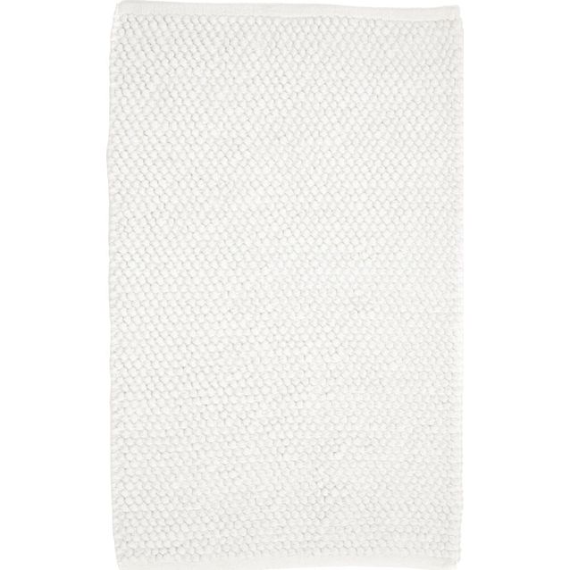 Kylpyhuoneen matto Olivia 70x110cm valkoinen