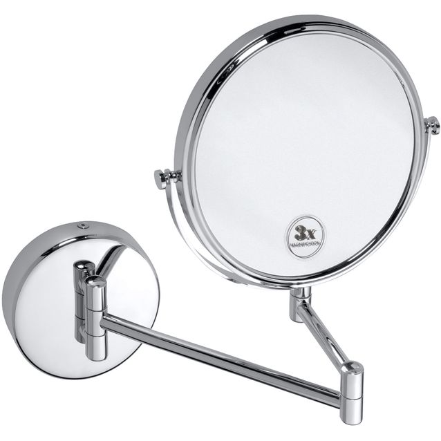 Kylpyhuoneen peili varrella Bemeta kaksipuoleinen, kromi